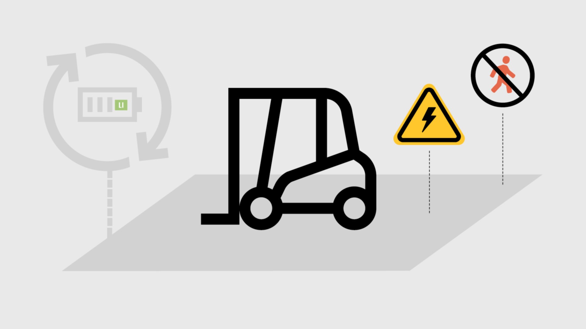 Las baterías de litio-ion se pueden cargar entre pausas.