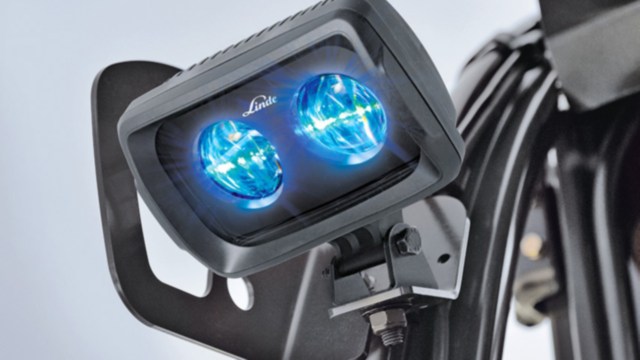 Linde BlueSpot™ con luz LED azul