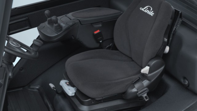 Carretilla de Linde con asiento giratorio 